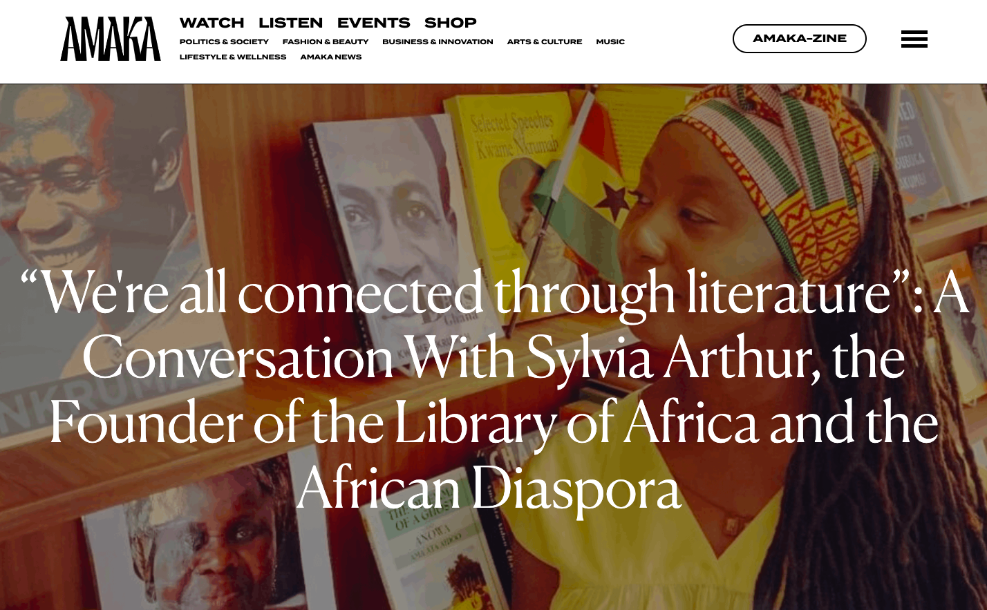 “We’re all connected through literature”